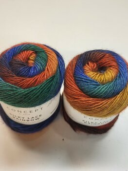 PAKKET 2X KATIA SILKY LACE RAINBOW 300