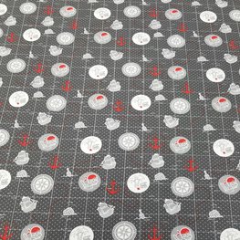 TRICOT SAM PIRAAT GRIJS