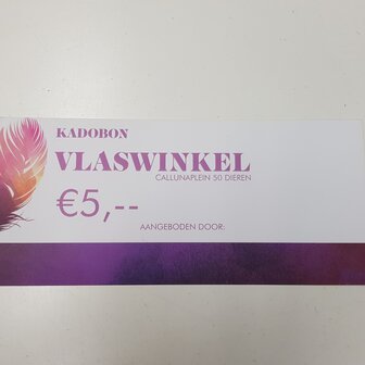 KADOBON &euro;5,--