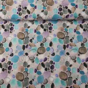 6021-1842 POPLIN DIGITAL STONES