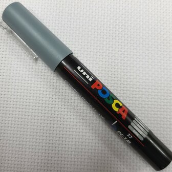  POSCA PC-1M NR 37 GRIJS METALLIC