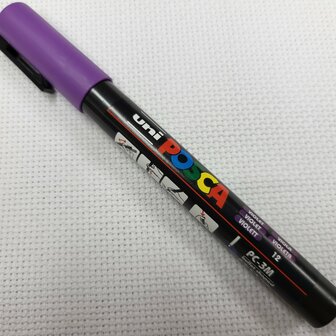  POSCA PC-3M NR 12 PAARS Tijdelijk uitverkocht