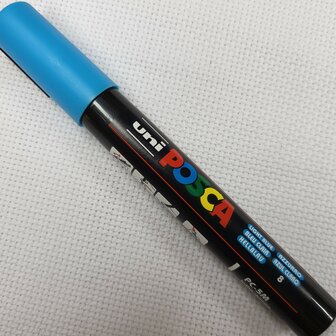  POSCA PC-5M NR 8 FEL BLAUW