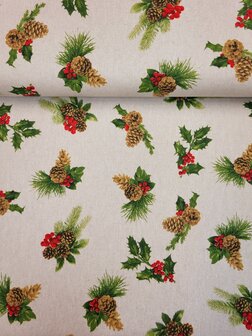 KERSTTAK Linenlook Half Panama Premium 