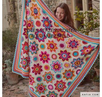 Flowers Forever CAL Kit UNICO: Gehaakte Bloemdeken