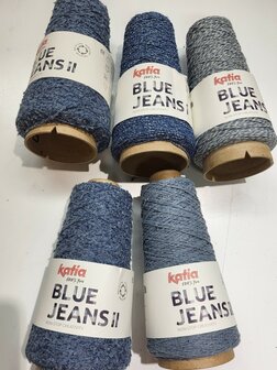 PAKKET 5X BLUE JEANS KLEUR ASSORTI