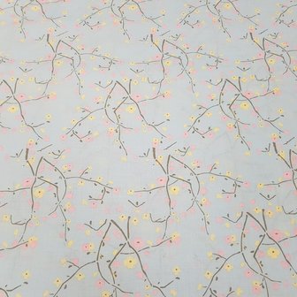 KATOEN BATIST BLOSSOM PRINT