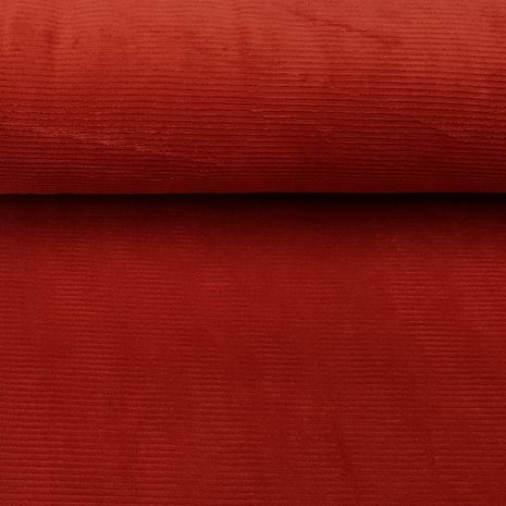 KC-206 GEBREIDE CORDUROY  CAYENNE