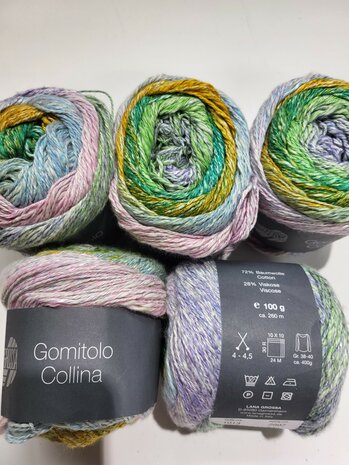 PAKKET 5 X LANA GROSSA GOMITOLO COLLINA 1013