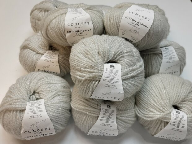 PAKKET 12X KATIA COTTON MERINO GLAM 308