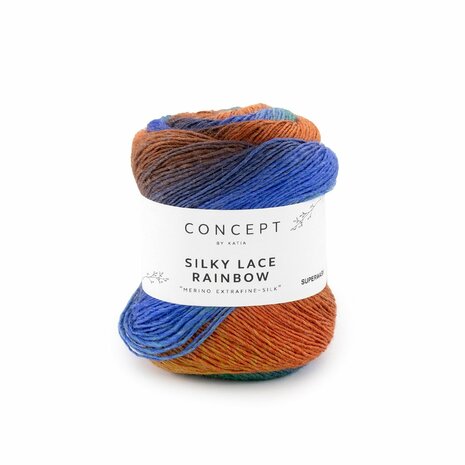 PAKKET 2X KATIA SILKY LACE RAINBOW 300