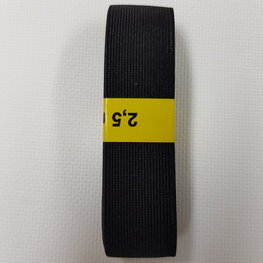 ELASTIEK 30MM ZWART