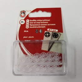 AANNAAI DRUKKER 7MM TRANSPARANT AANNAAI DRUKKER 7MM TRANSPARANT