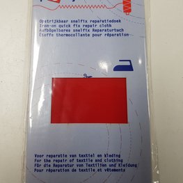 OPSTRIJKBAAR REPARATIEDOEK ROOD