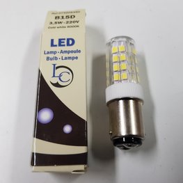 LED NAAIMACHINE LAMPJE BAJONET