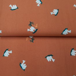 KATIA COTTON 6 ALADIN CARPET RUST