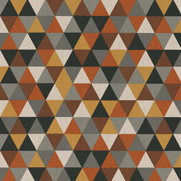 GEOMETRIC TILE BROW Linenlook Half Panama Premium GEOMETRIC TILE BROW Linenlook Half Panama Premium