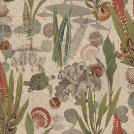 DEEP SEA JUNGLE Linenlook Half Panama Premium 650 DEEP SEA JUNGLE Linenlook Half Panama Premium 650