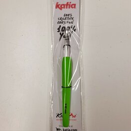 HAAKNAALD ALUMINIUM MET GEKLEURD HANDVAT 9MM HAAKNAALD ALUMINIUM MET GEKLEURD HANDVAT 9MM