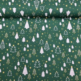 5384-827 CHRISTMAS TREES GROEN 5384-827 CHRISTMAS TREES GROEN