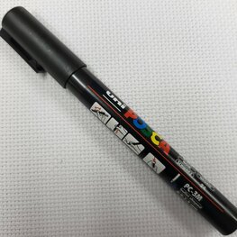 POSCA PC-3M NR 24 ZWART