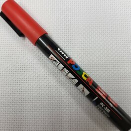 POSCA PC-3M NR 15 ROOD