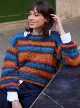 HAAKPAKKET TRUI SILKY LACE RAINBOW 300