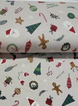 KERST ASSORTI HOHOHOK Linenlook Half Panama Premium KERST ASSORTI HOHOHOK Linenlook Half Panama Premium